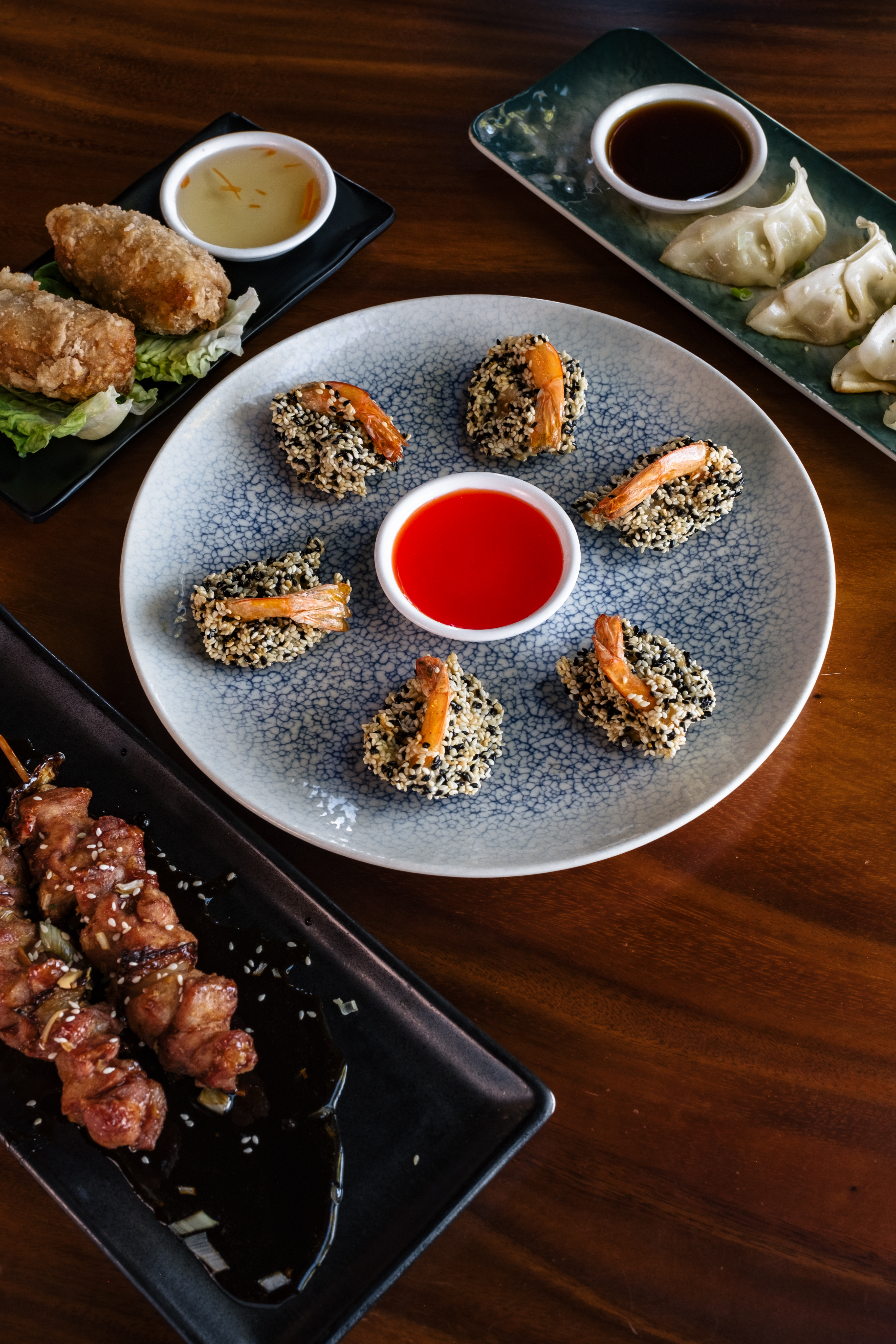 Sushi y entrantes de LiDu Garden